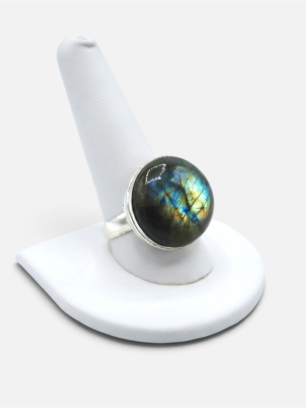 VINTAGE LABRADORITE RING - Picture 3 of 3